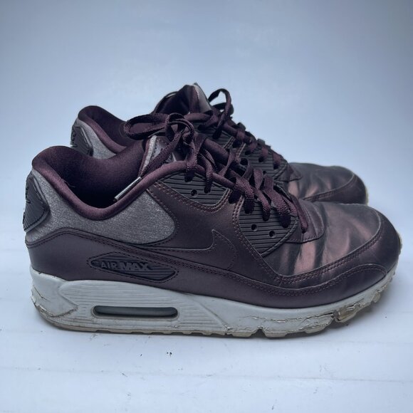 Nike Air Max 90 PRM Shoes Womens 8 Metallic Mahogany Running Sneakers 896497-903 - Picture 1 of 16